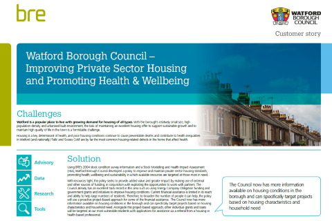Watford Borough理事会，改善私营部门住房和促进健康和福祉
