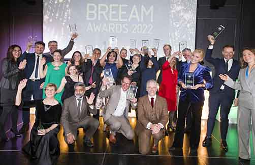 BRE宣布获得Breeam奖2022的获奖者